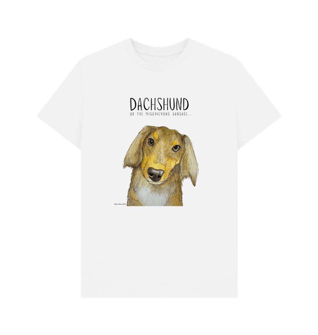 Long Haired Dachshund Tee – Mischievous Hot Dog Energy!