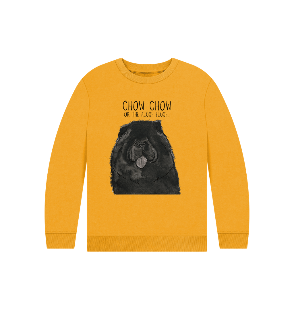 Cozy Black Chow Chow Child's Sweatshirt – Adorable Dog-Themed Kids' Clothing