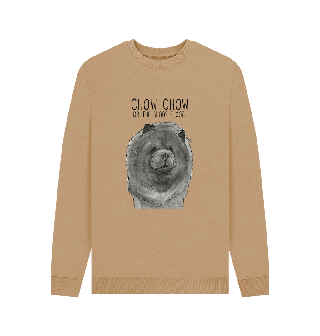 Blue Chow Chow Men's Crewneck Sweatshirt – Featuring The Aloof Floof!