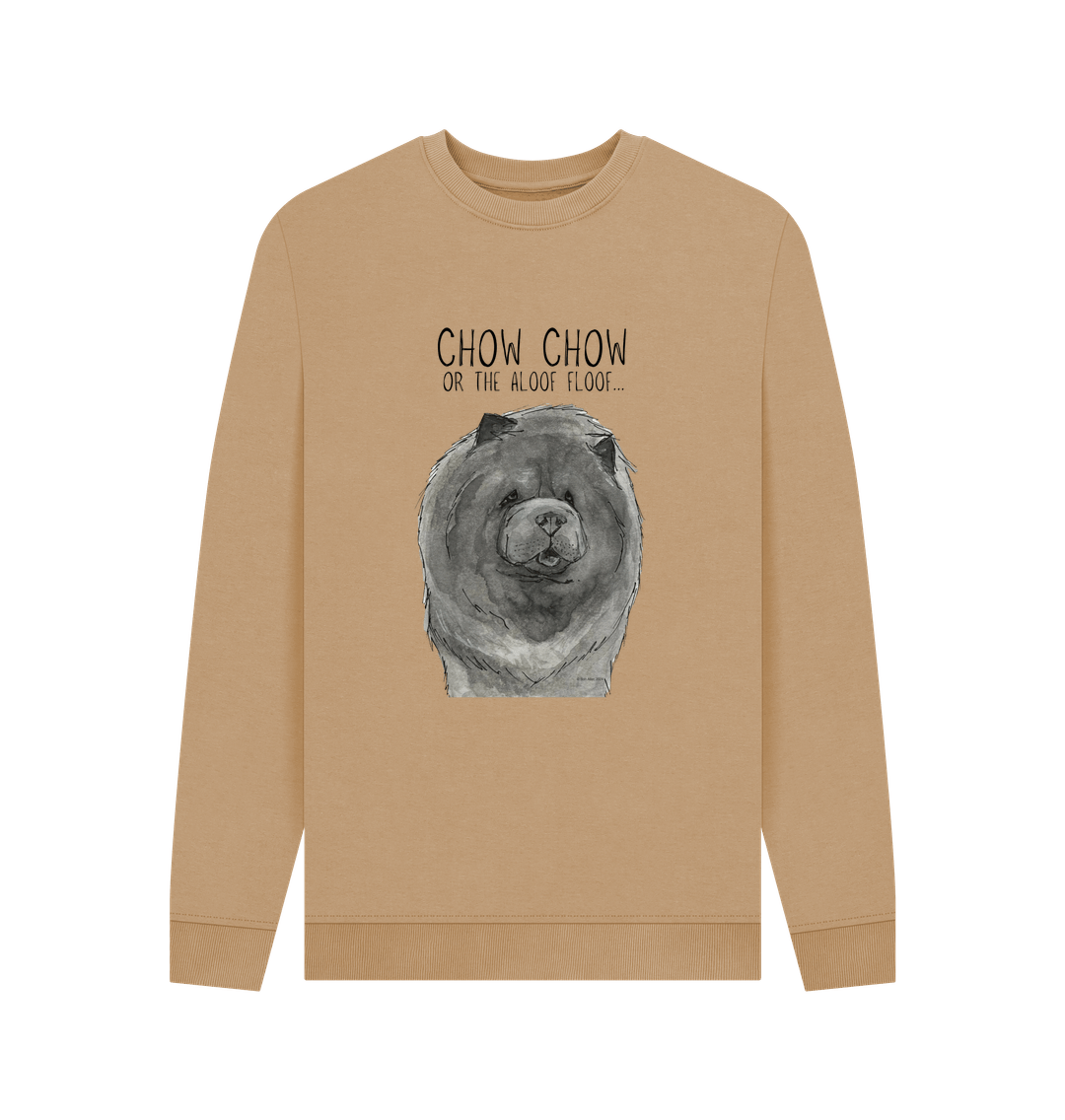 Blue Chow Chow Men's Crewneck Sweatshirt – Featuring The Aloof Floof!