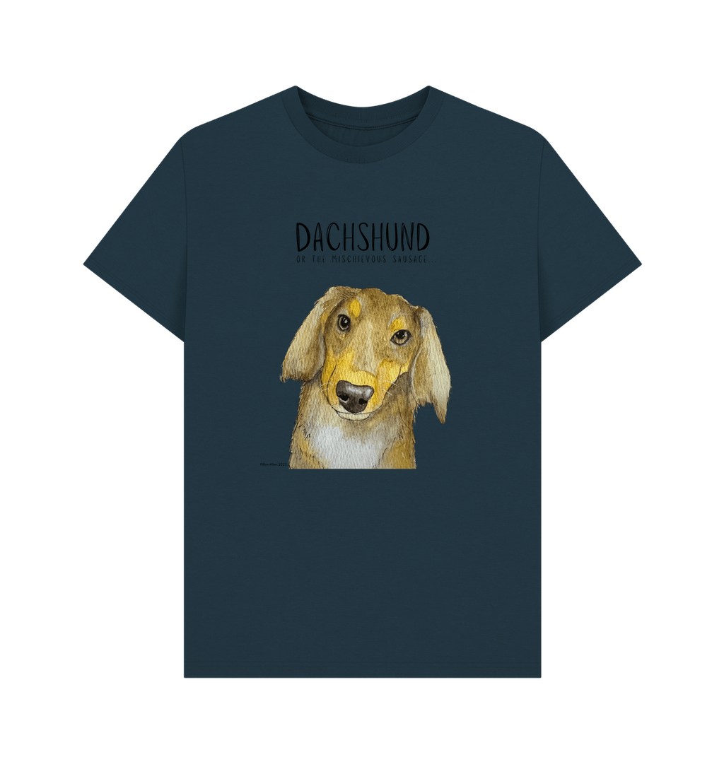 Long Haired Dachshund Tee – Mischievous Hot Dog Energy!