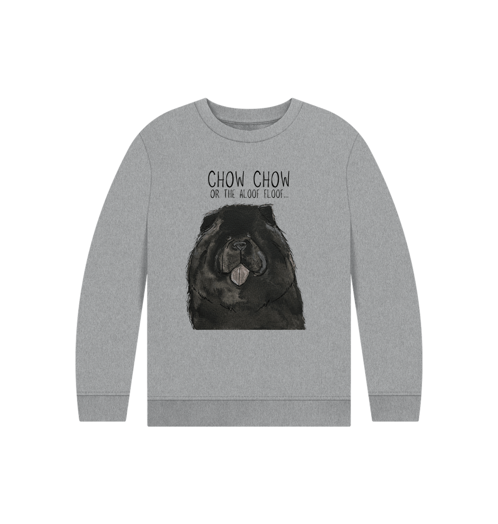 Cozy Black Chow Chow Child's Sweatshirt – Adorable Dog-Themed Kids' Clothing