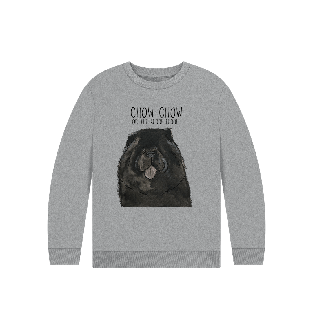 Cozy Black Chow Chow Child's Sweatshirt – Adorable Dog-Themed Kids' Clothing