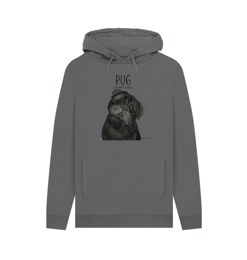 Snorty Potato Men’s Hoodie – Cozy Pug Vibes for Dog Lovers!