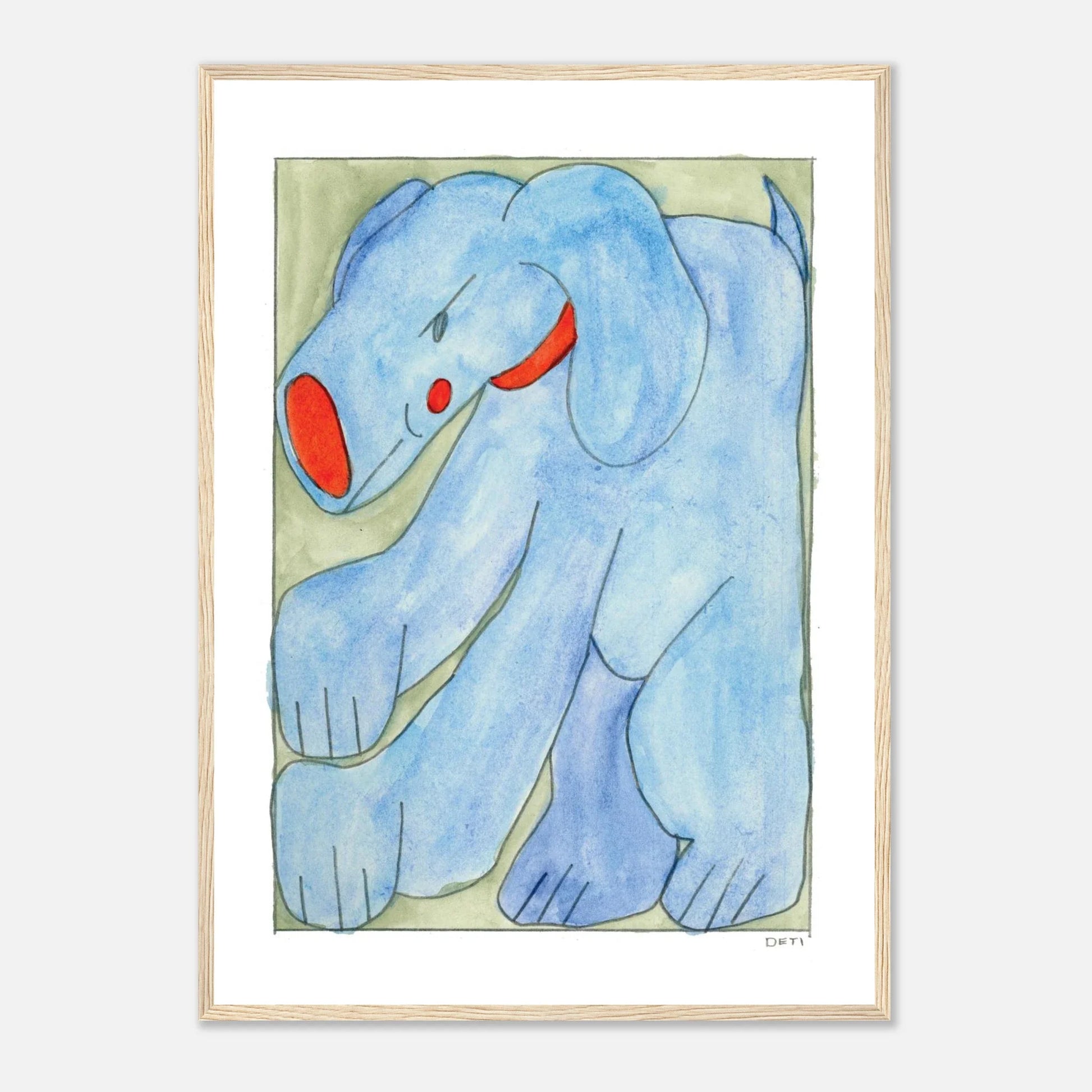 Boog 2 Mischief Framed Print by Hayley Deti