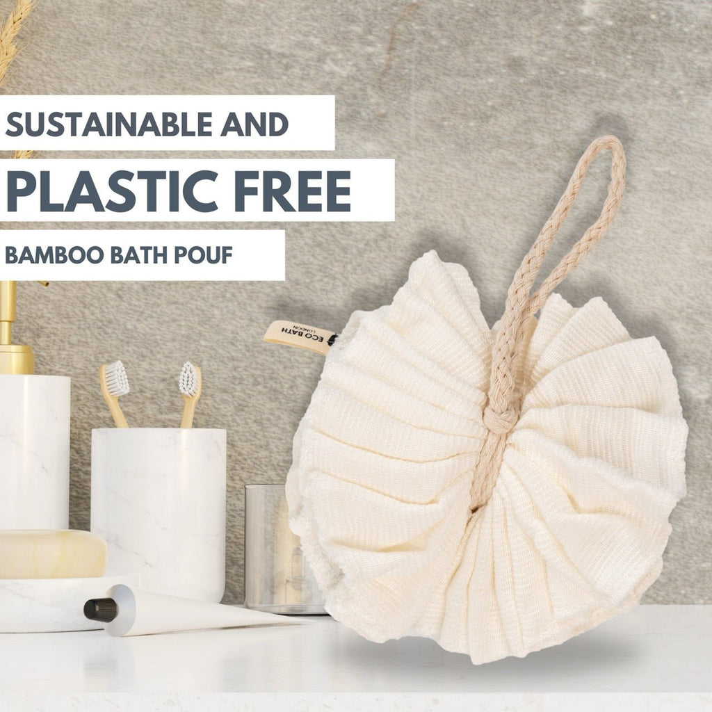Bamboo Bath Puff Soft Body Scrubber