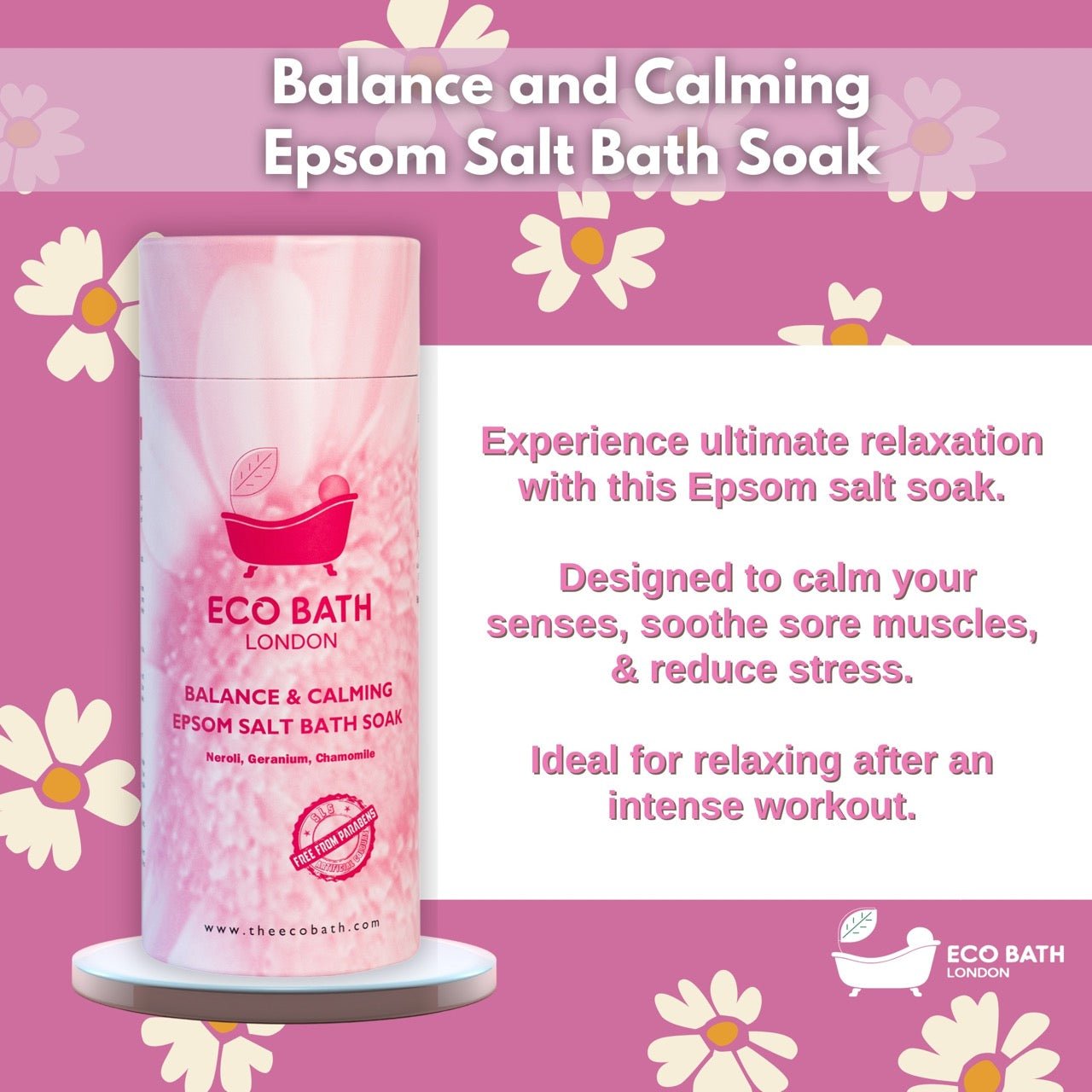 Balance and Calming Epsom Salt Bath Soak
