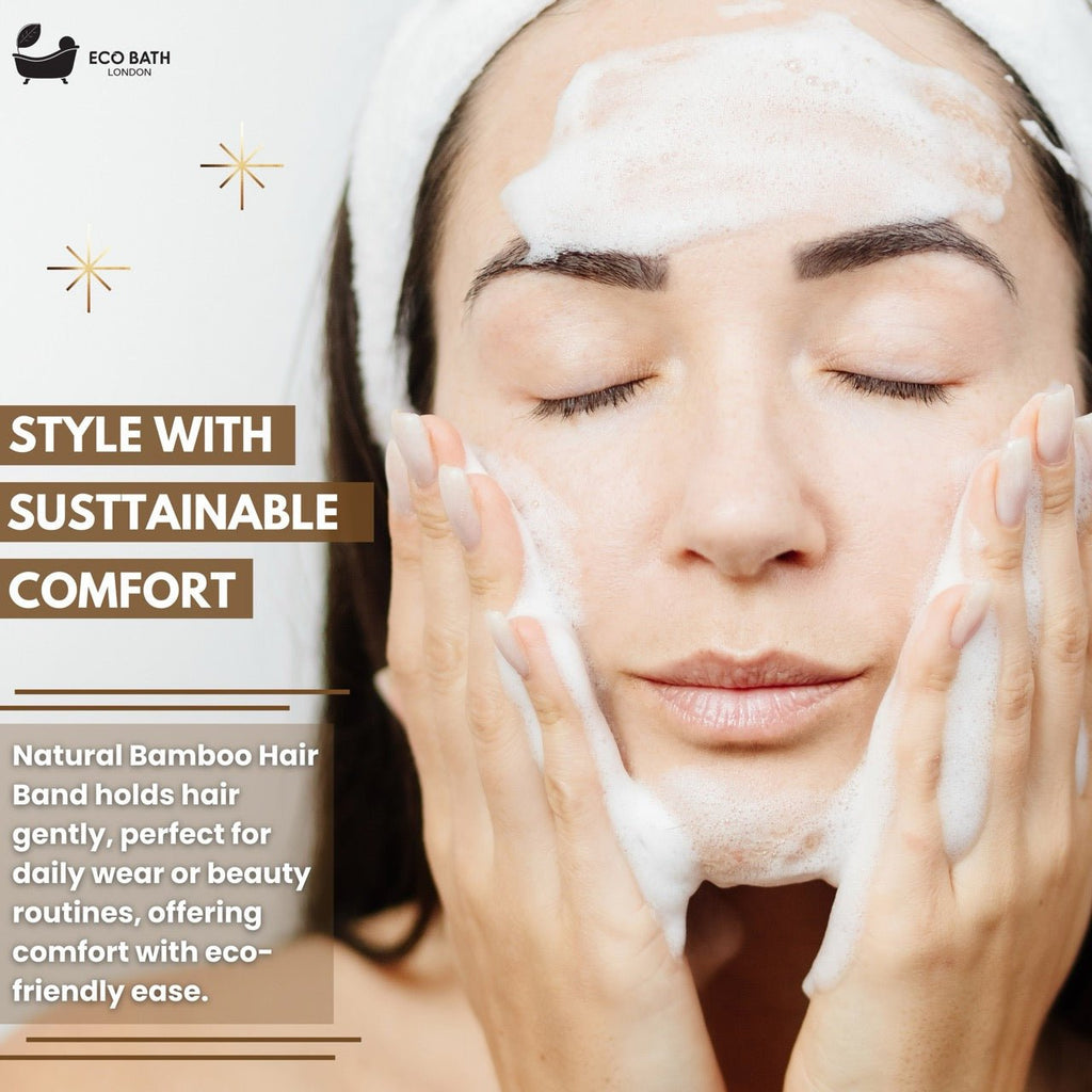 Bamboo Hair Band for Face Washing and Workouts