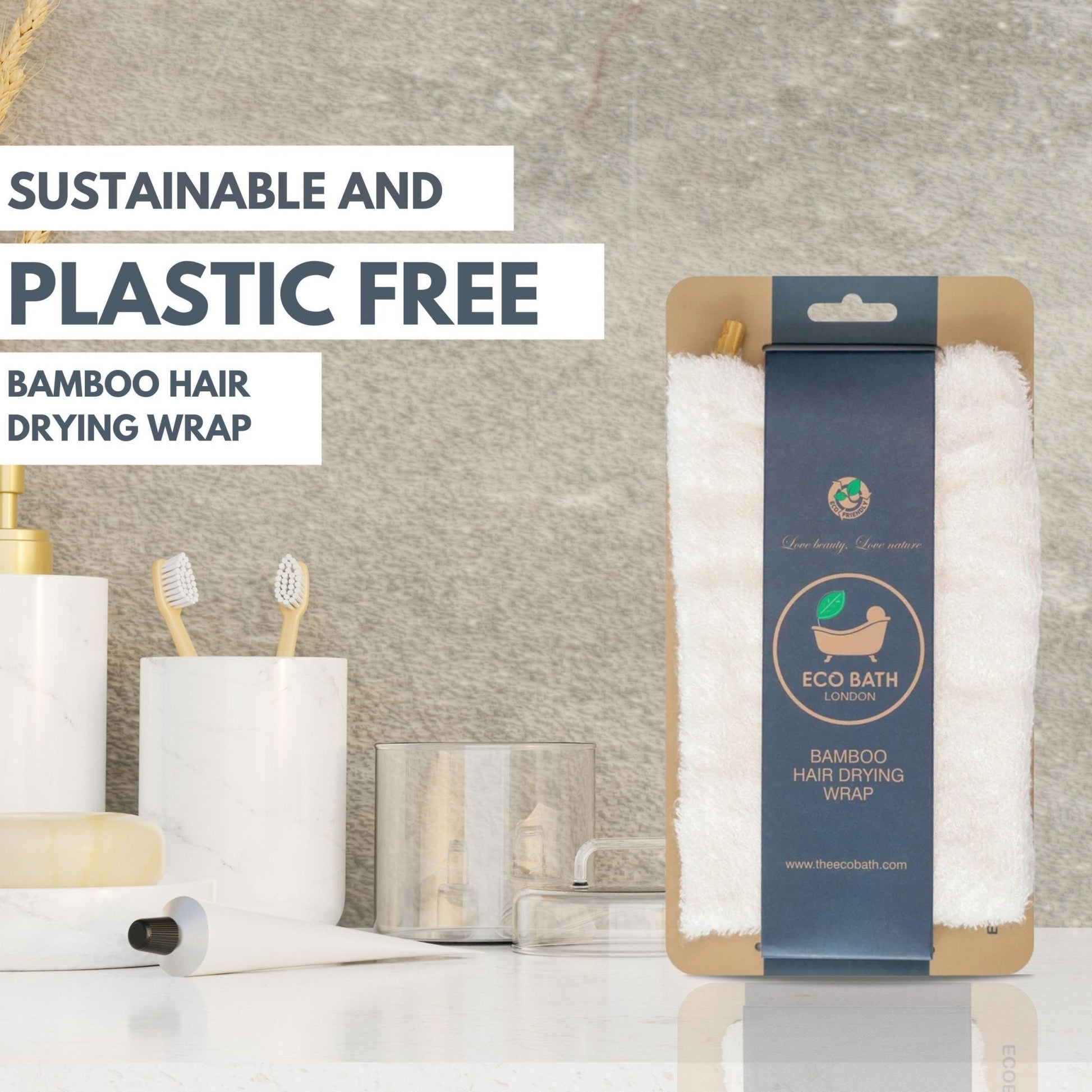 Bamboo Hair Drying Wrap