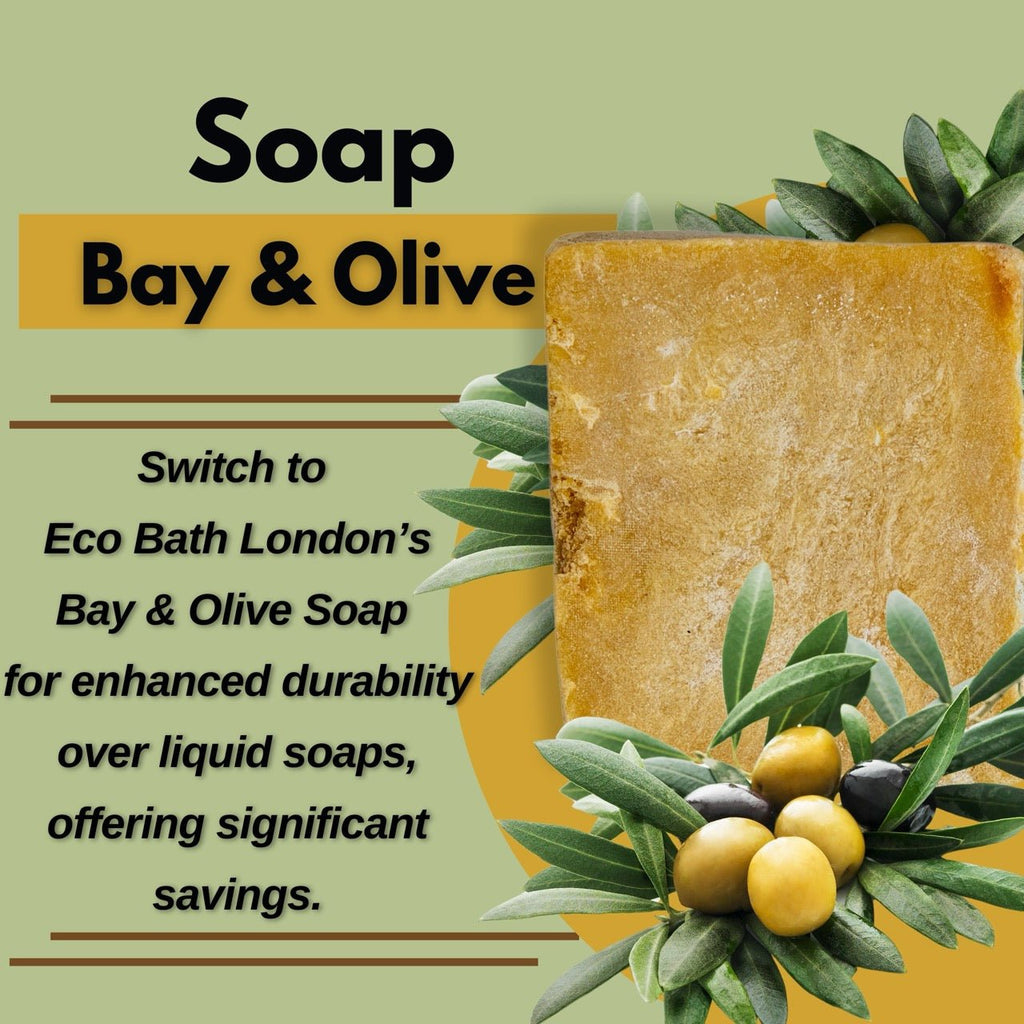 Handmade Bay and Olive Soap Bar 200g Natural Skincare
