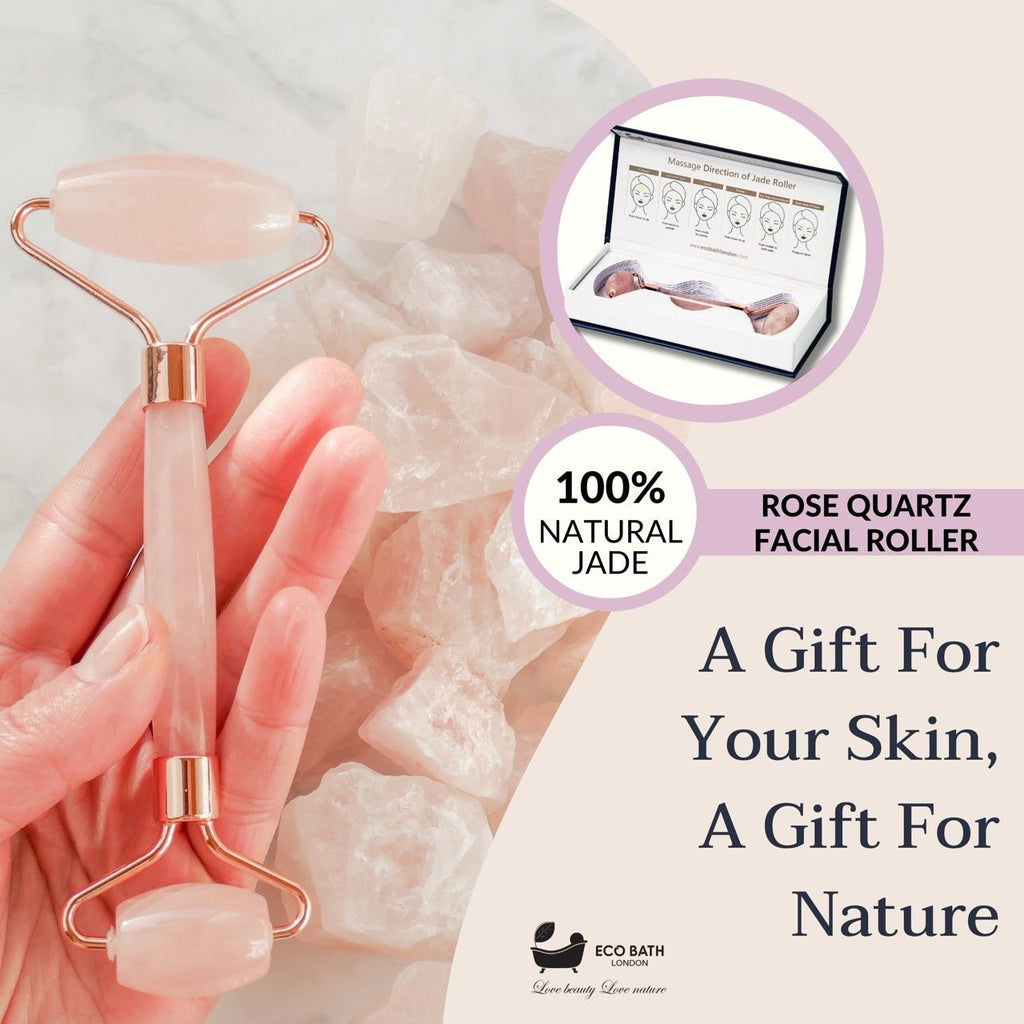 Jade Face Roller for Skin Massage and Circulation