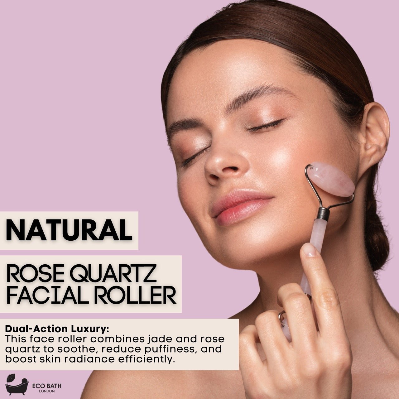 Jade Face Roller for Skin Massage and Circulation