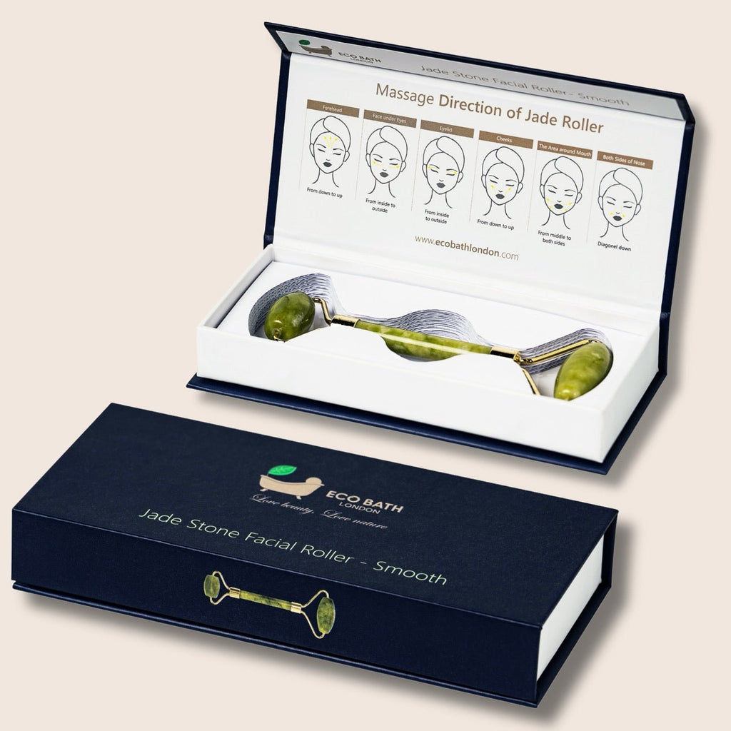 Jade Face Roller Smooth End