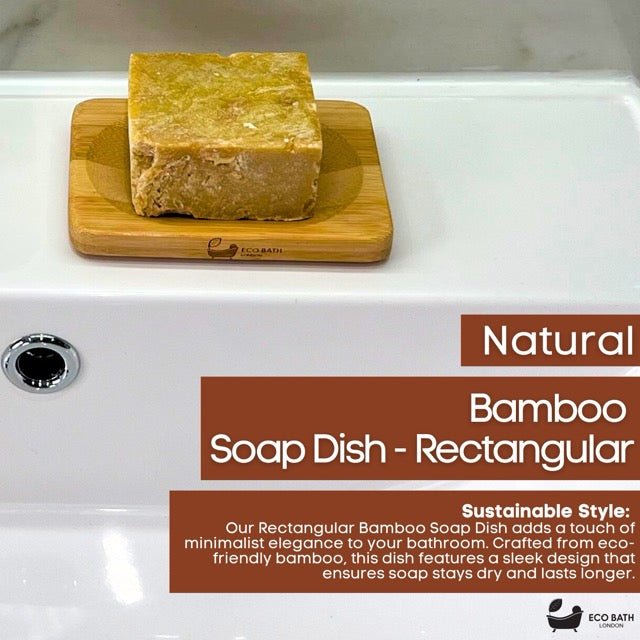 Bamboo Rectangle Soap Dish