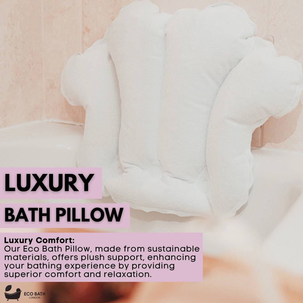 Bath Pillow Waterproof Head and Neck Support