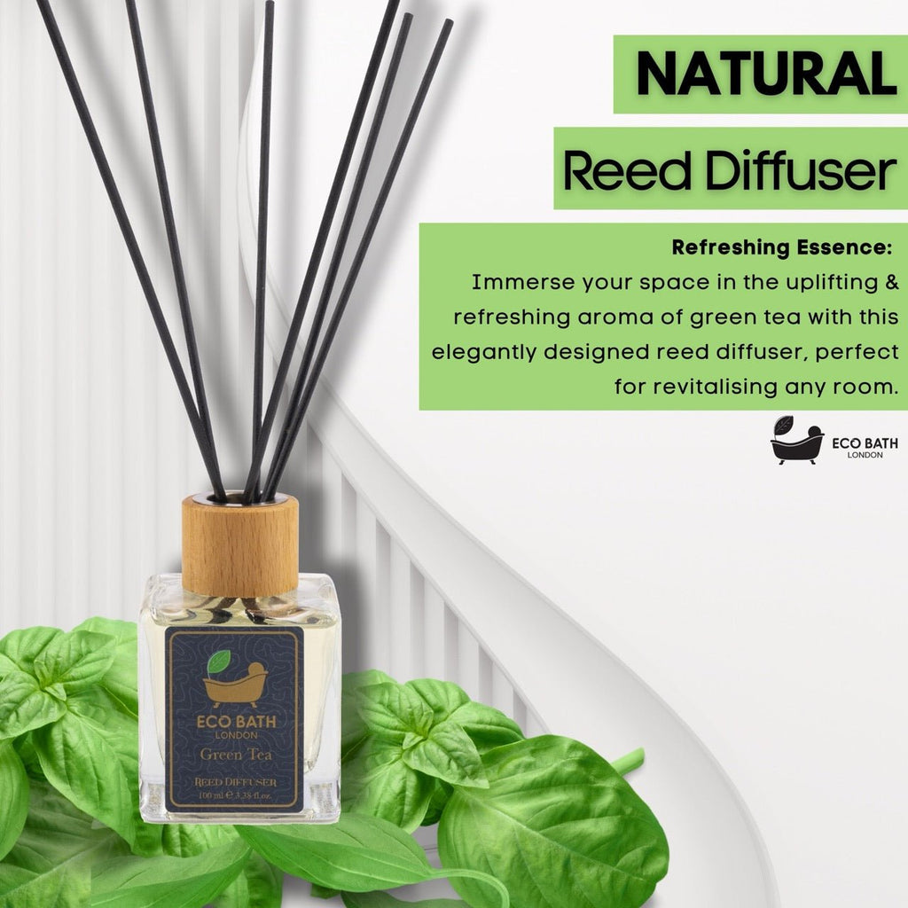 Green Tea Reed Diffuser with Bergamot 100ml