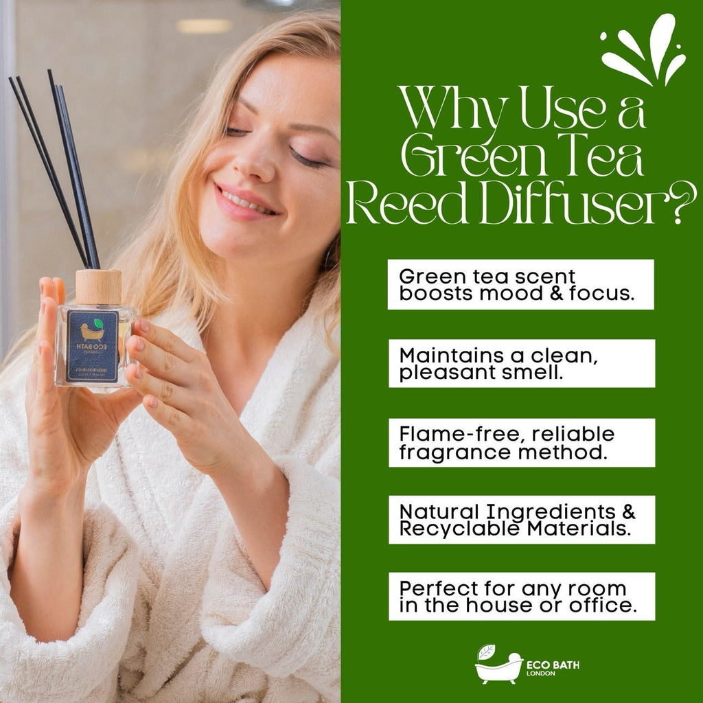 Green Tea Reed Diffuser with Bergamot 100ml