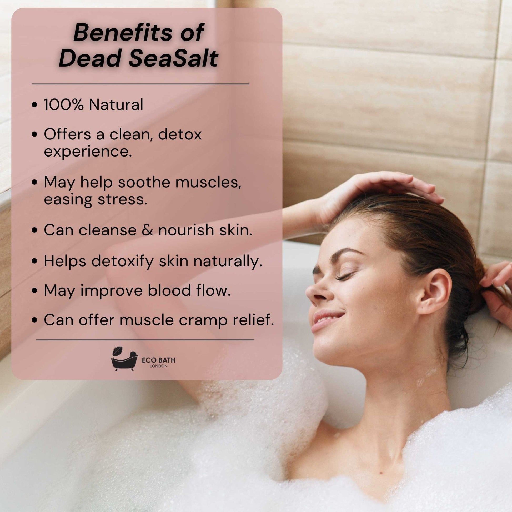 Relaxing Dead Sea Salt Bath Soak 300g