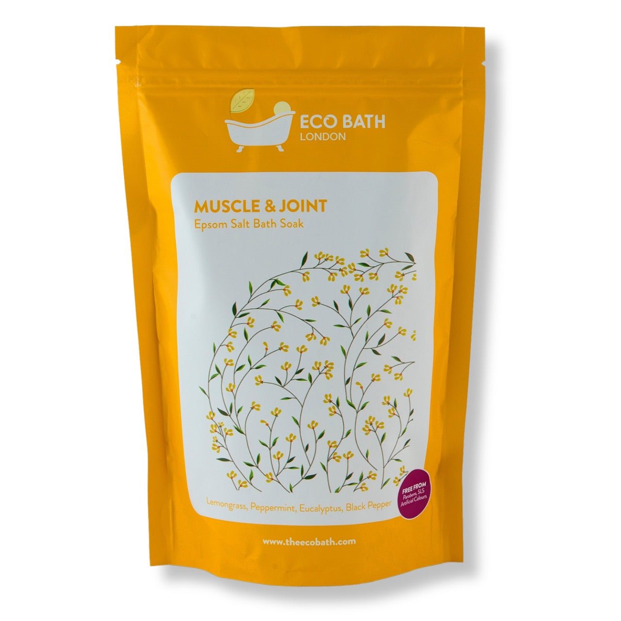Muscle and Joint Epsom Salt Bath Soak 500g and 1000g Pouch
