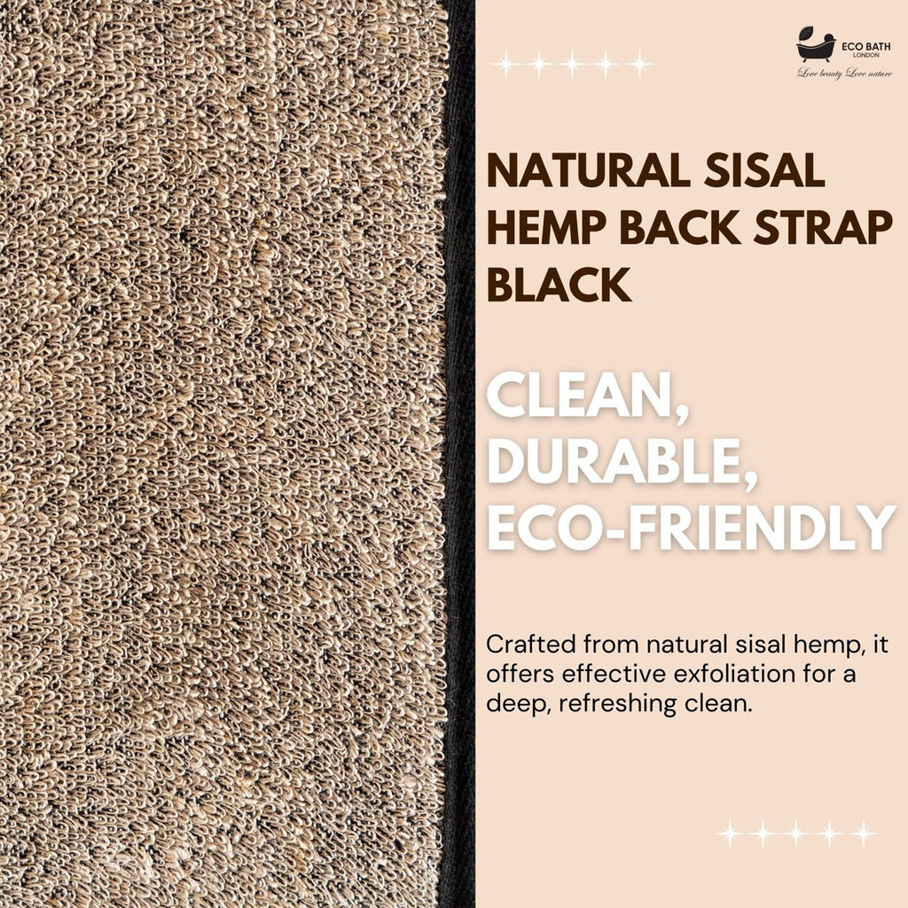 Natural Sisal Hemp Back Strap for Exfoliation