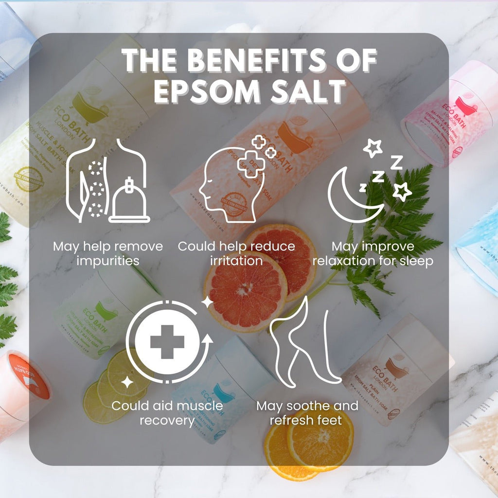 Relaxing Epsom Salt Bath Soak Tube