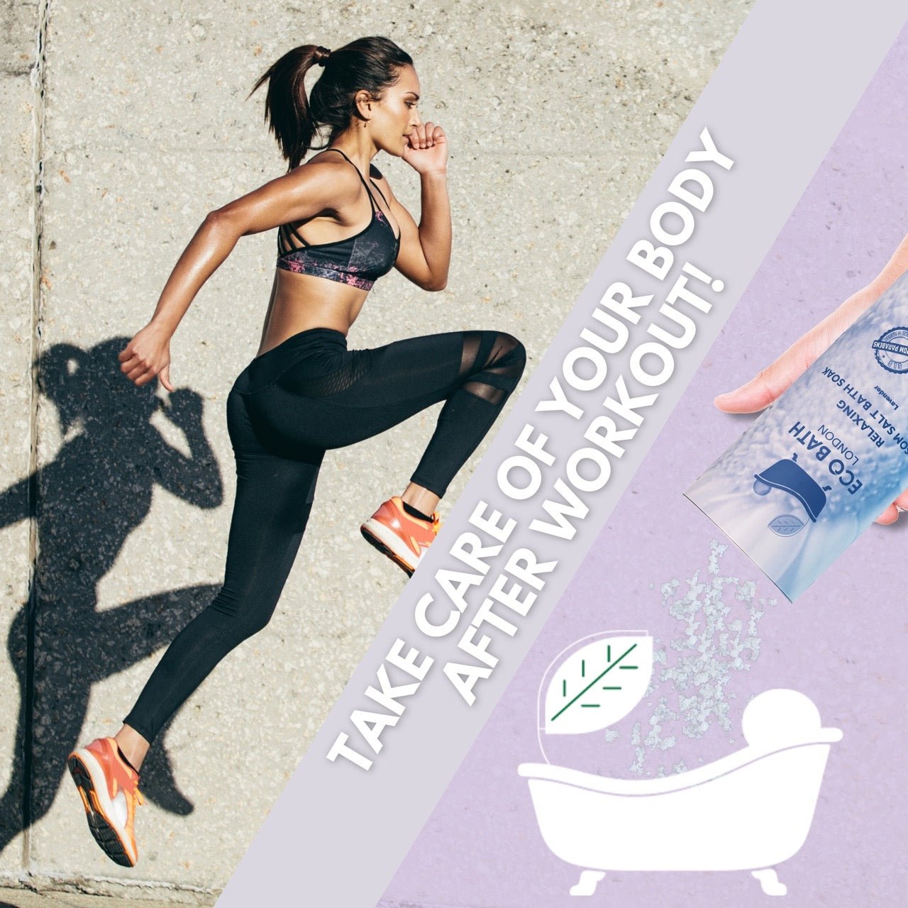 Relaxing Epsom Salt Bath Soak Tube