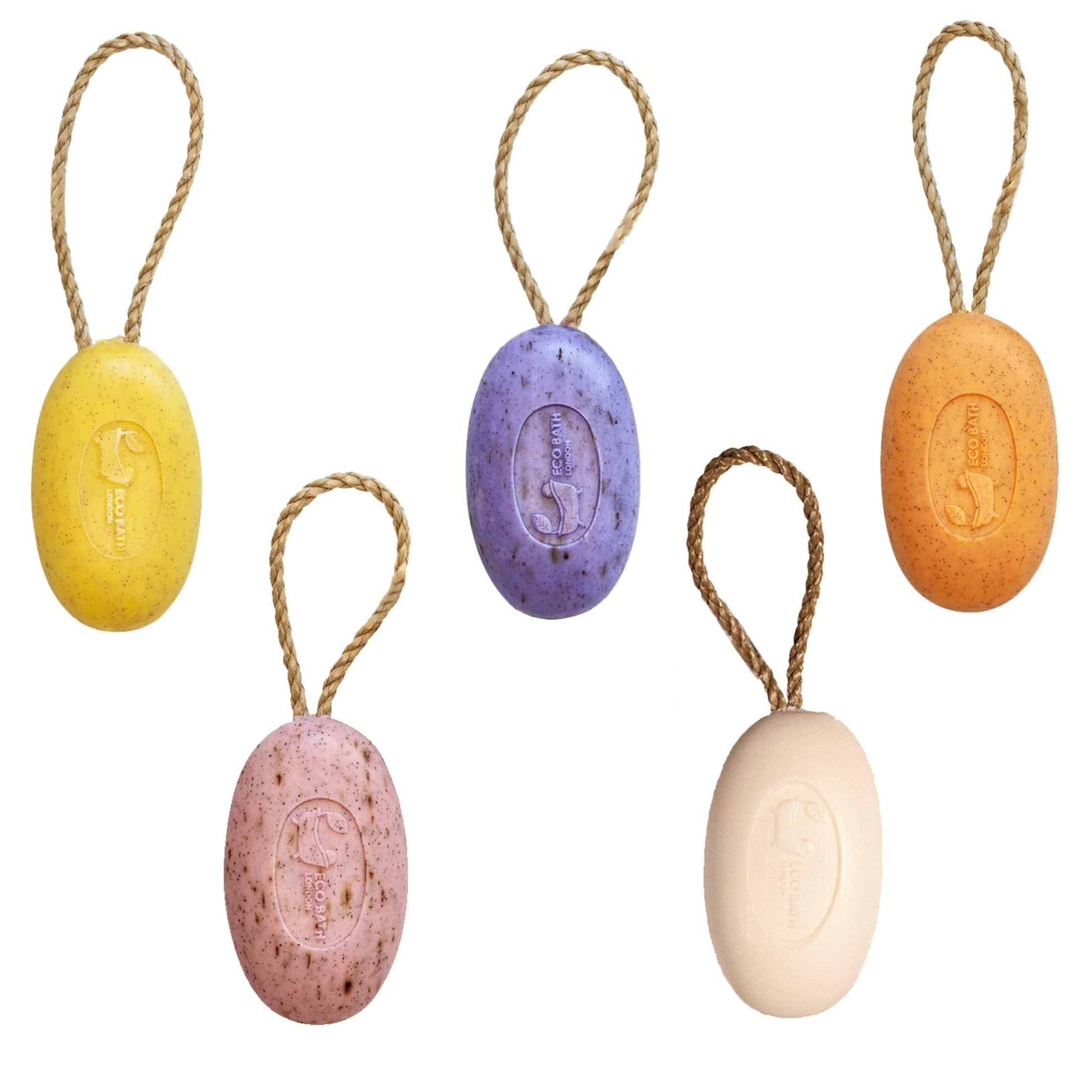 Soap on a Rope Collection Natural Body Wash Bars