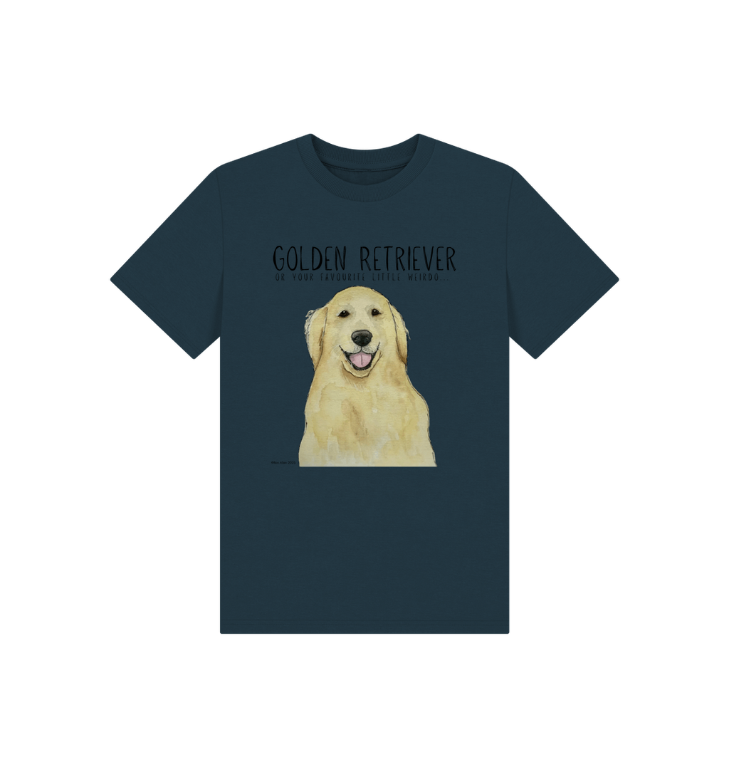 Golden Retriever Kids' Tee: Your Little Weirdo's New Favorite Shirt!