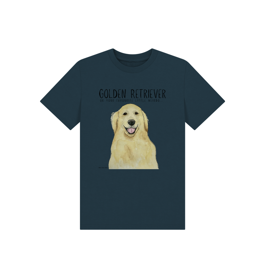 Golden Retriever Kids' Tee: Your Little Weirdo's New Favorite Shirt!