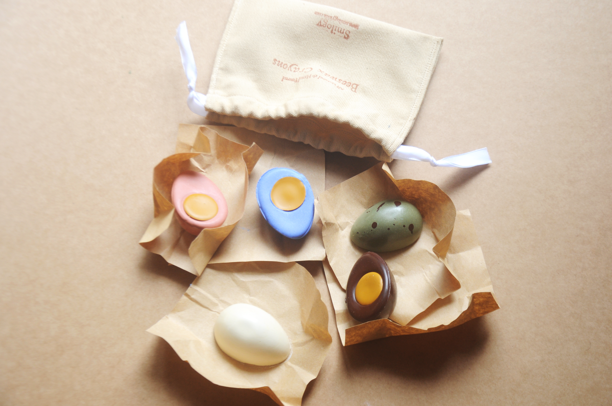 Golden Yolk Beeswax Crayon Eggs for Toddlers