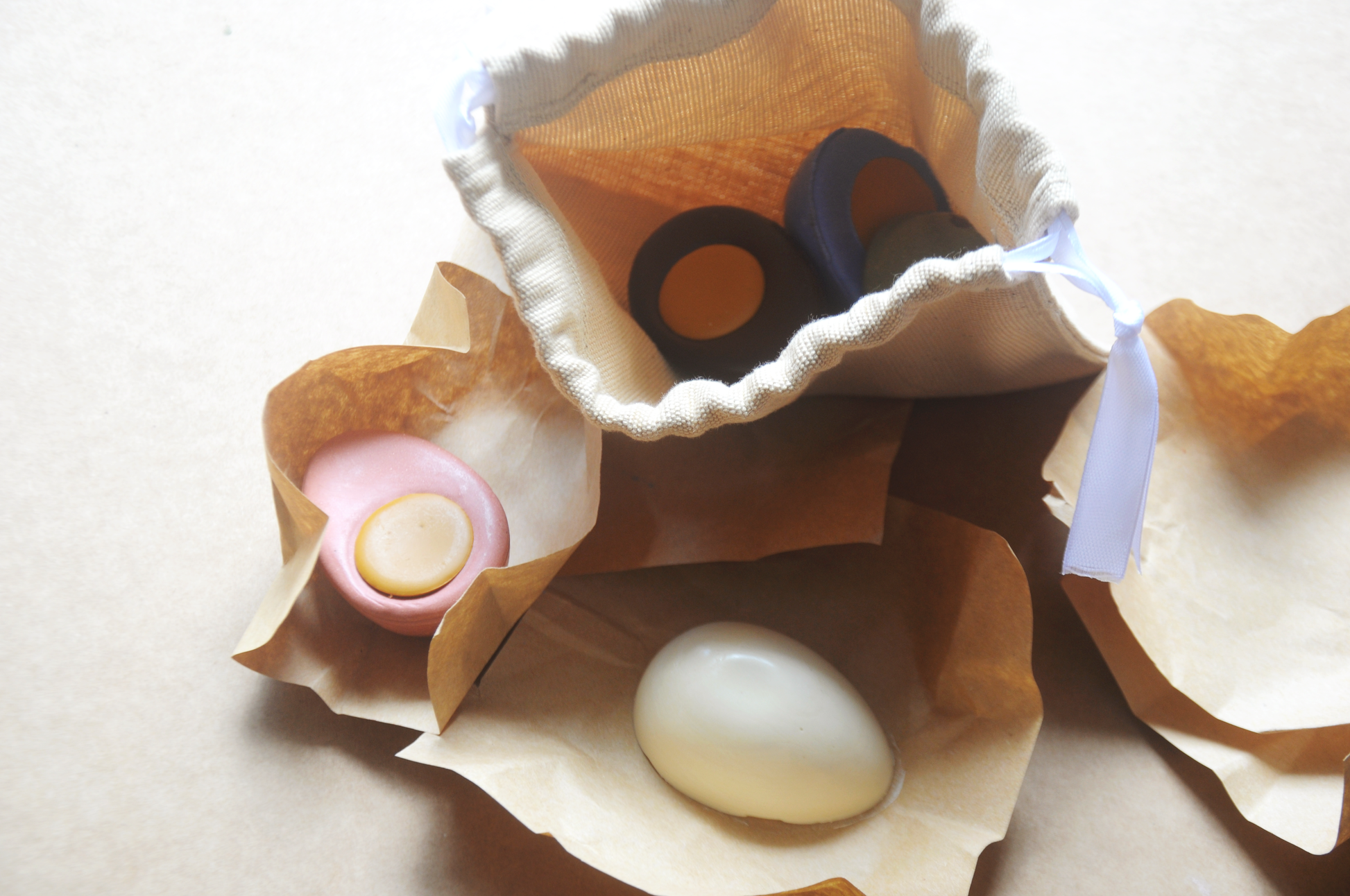Golden Yolk Beeswax Crayon Eggs for Toddlers