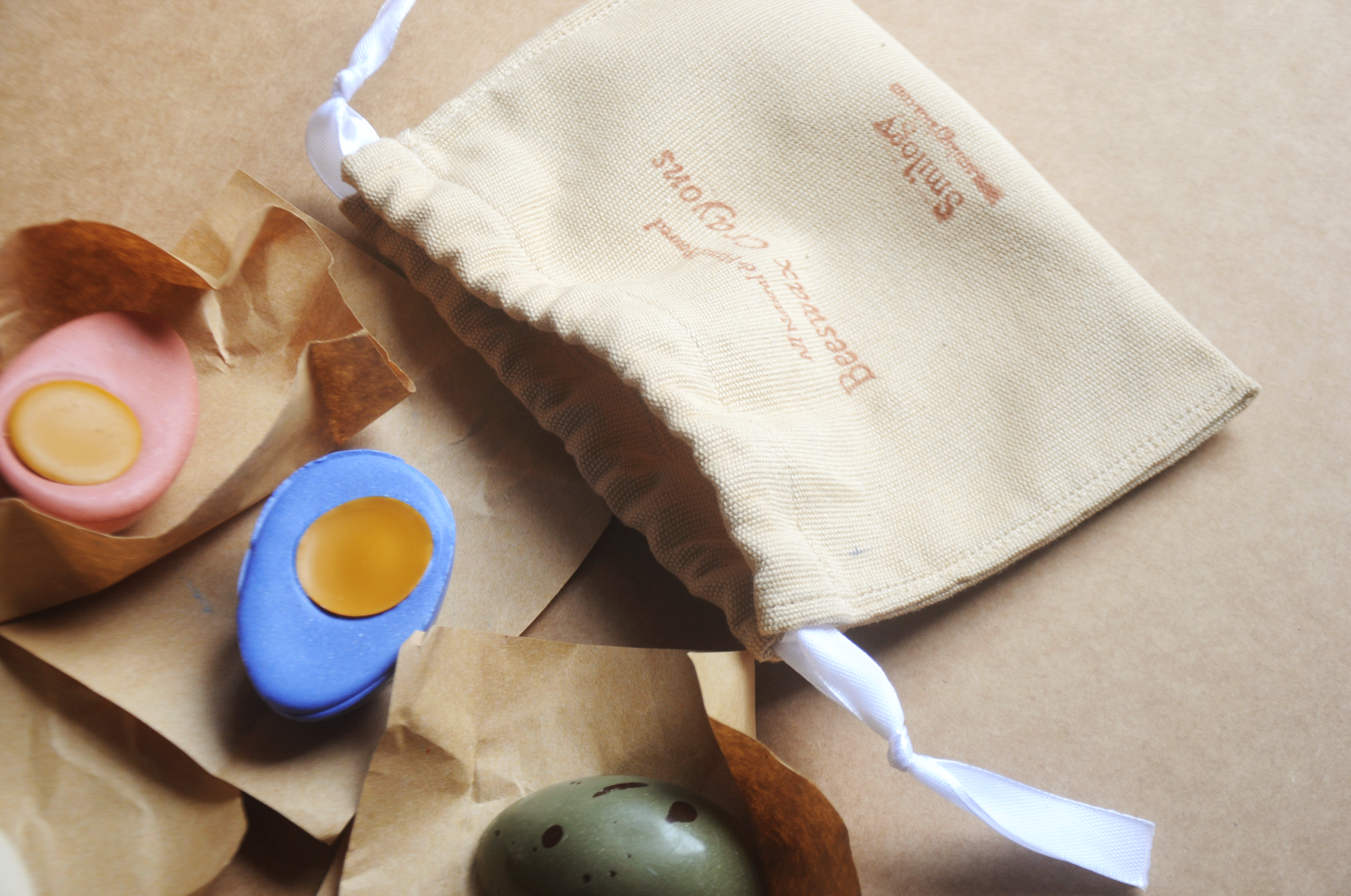 Golden Yolk Beeswax Crayon Eggs for Toddlers