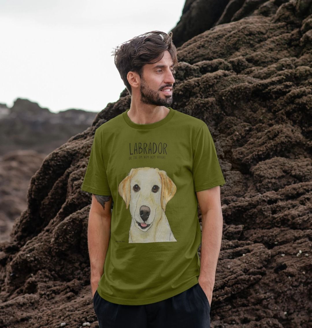 Snack Goals & Tail Wags: The Yellow Labrador Men’s Tee