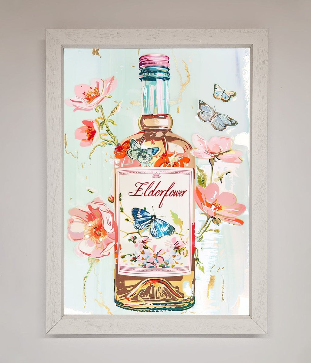 Elderflower Wine Framed Wall Art