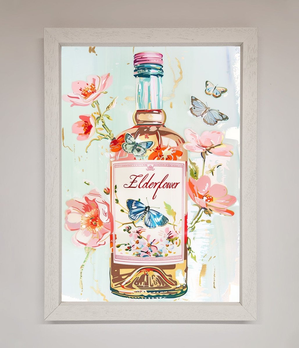 Elderflower Wine Framed Wall Art