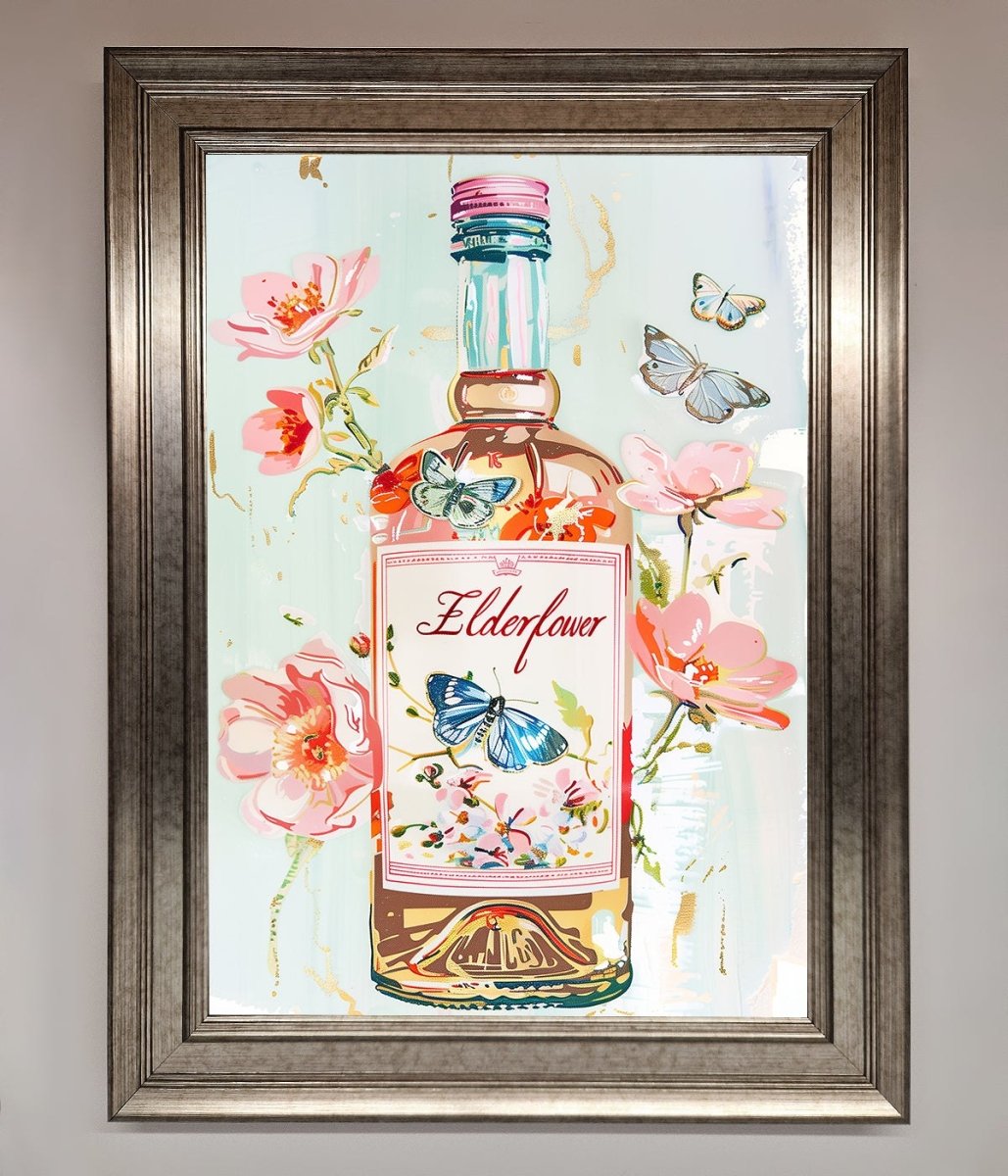 Elderflower Wine Framed Wall Art