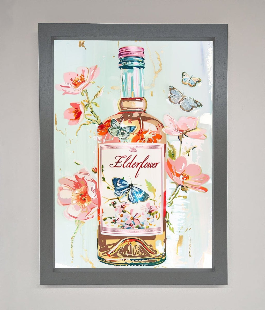 Elderflower Wine Framed Wall Art