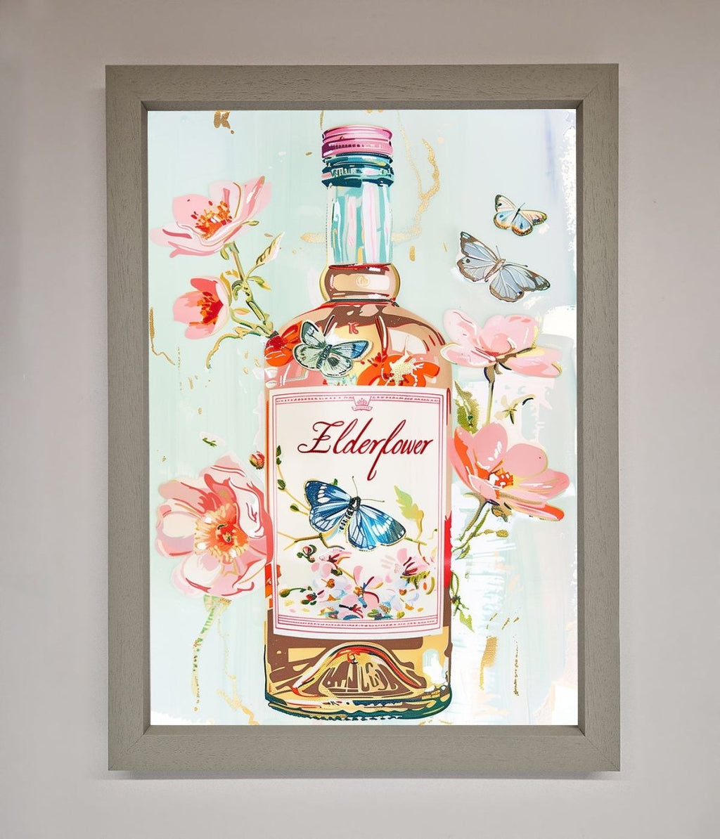 Elderflower Wine Framed Wall Art