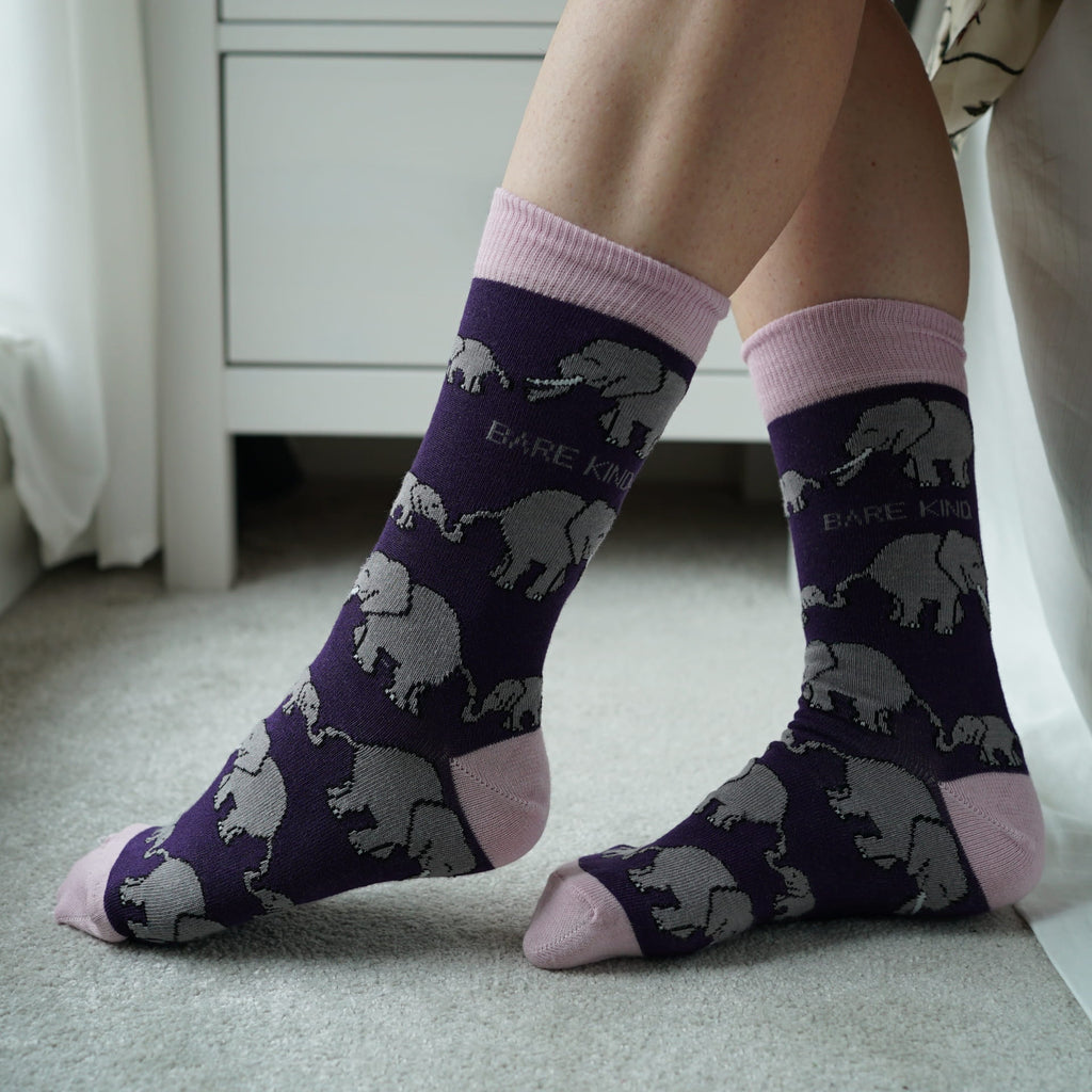 Purple Lover 5 Bamboo Sock Set