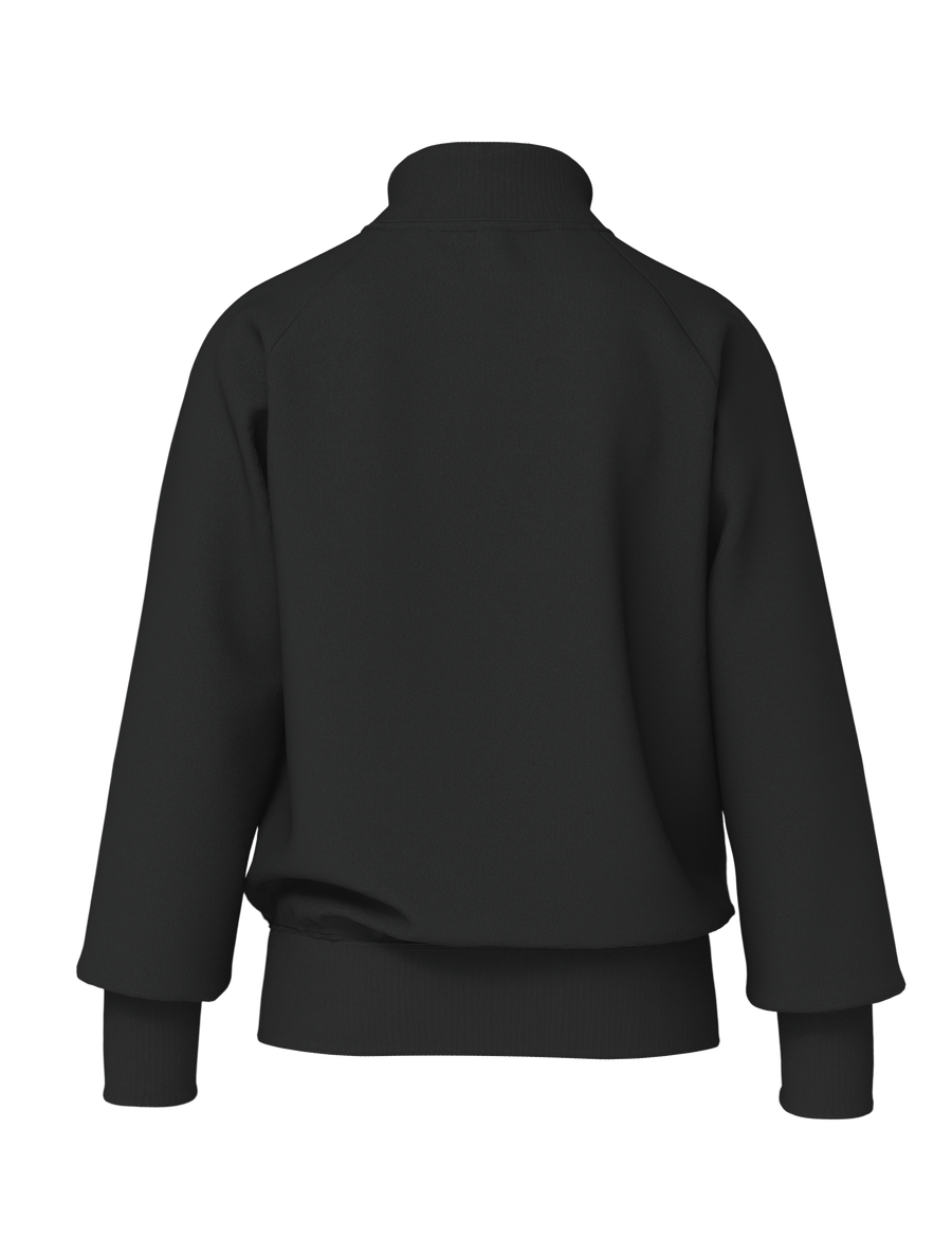 ELIOT Zip-Up Sweat Jacket – Hoodless, Oeko-Tex Cotton, Front Pockets by Breden at brixbailey.com