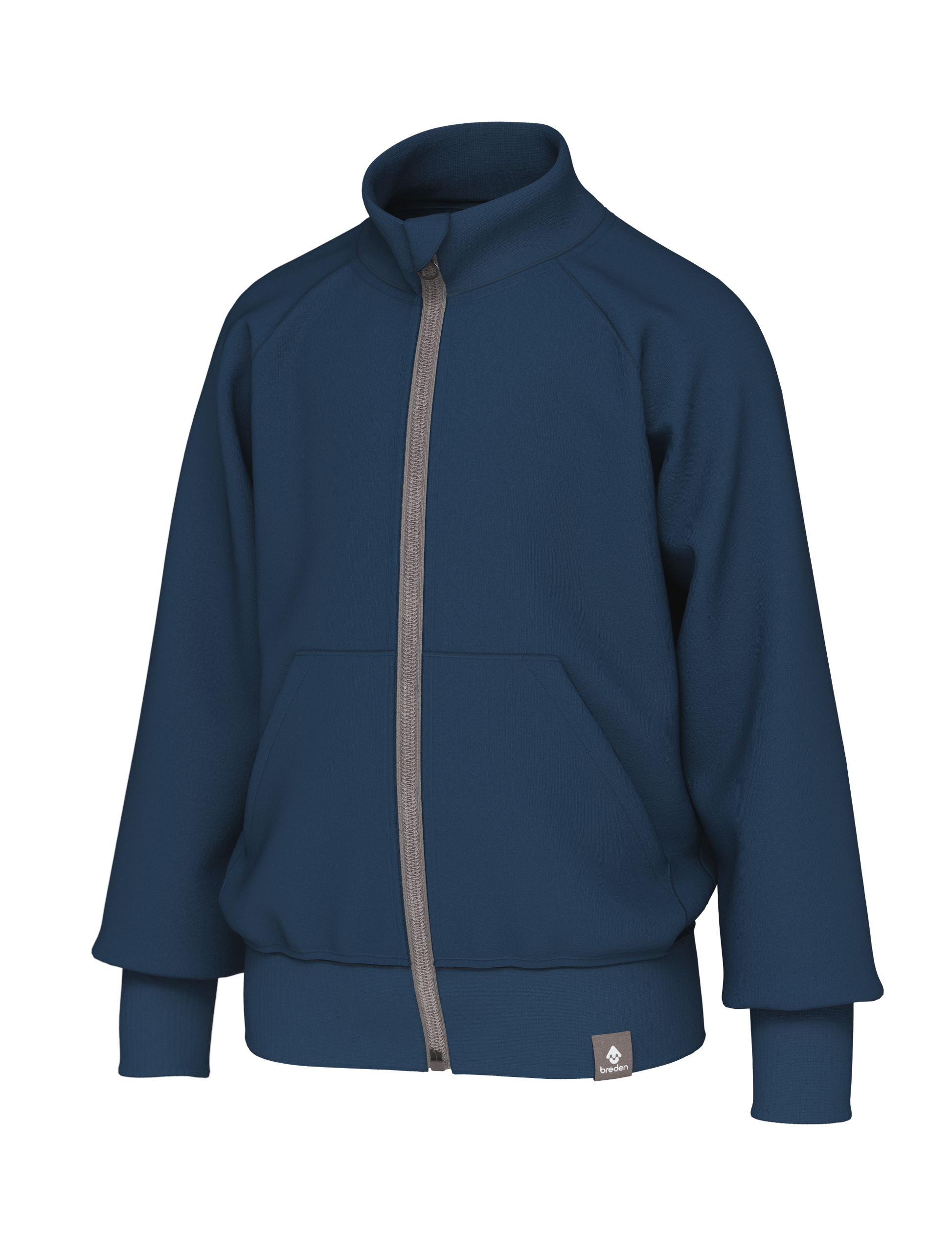 Eliot Sweat Jacket – Lightweight, Zip-Up, No-Hood Design by Breden at brixbailey.com