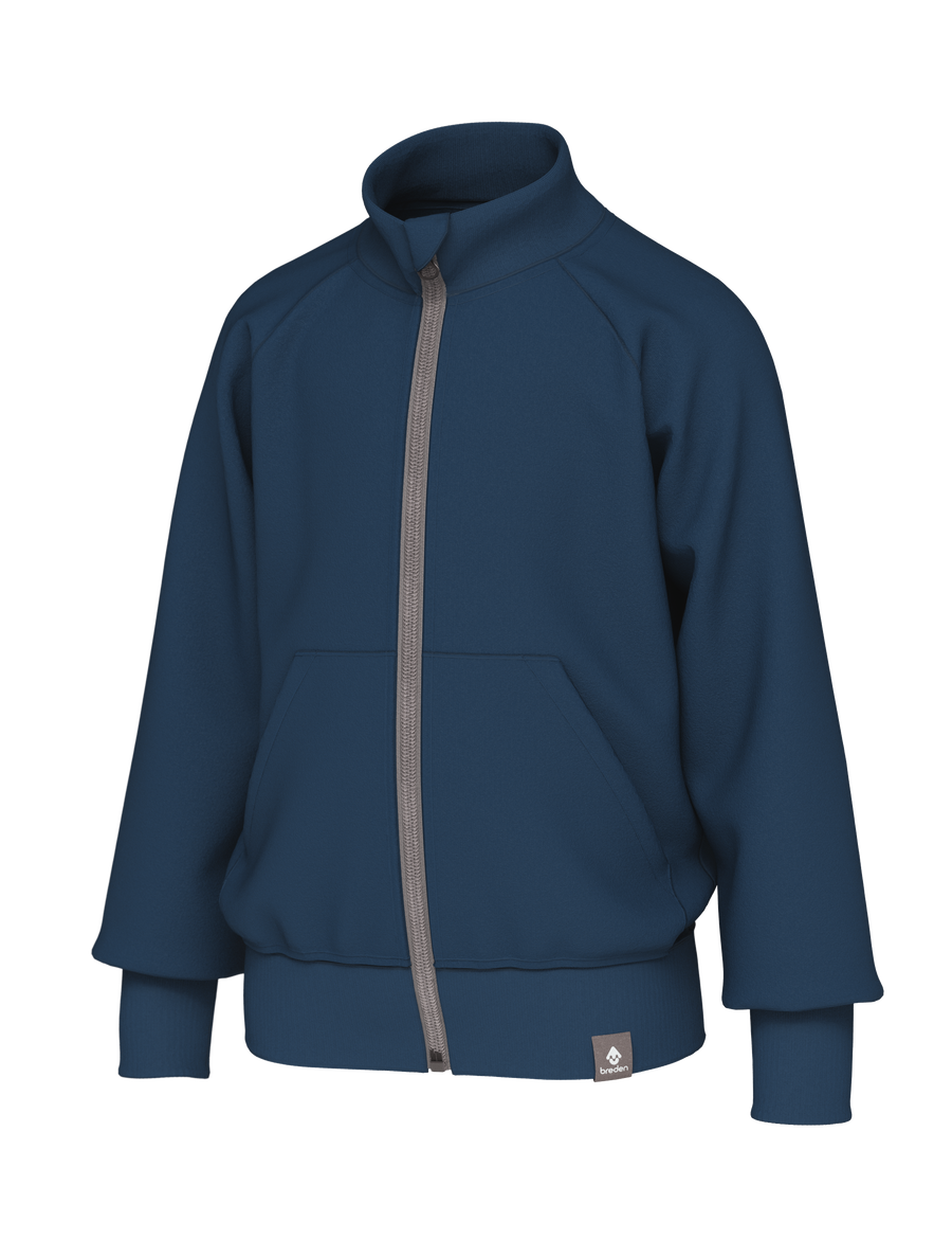 Eliot Sweat Jacket – Lightweight, Zip-Up, No-Hood Design by Breden at brixbailey.com