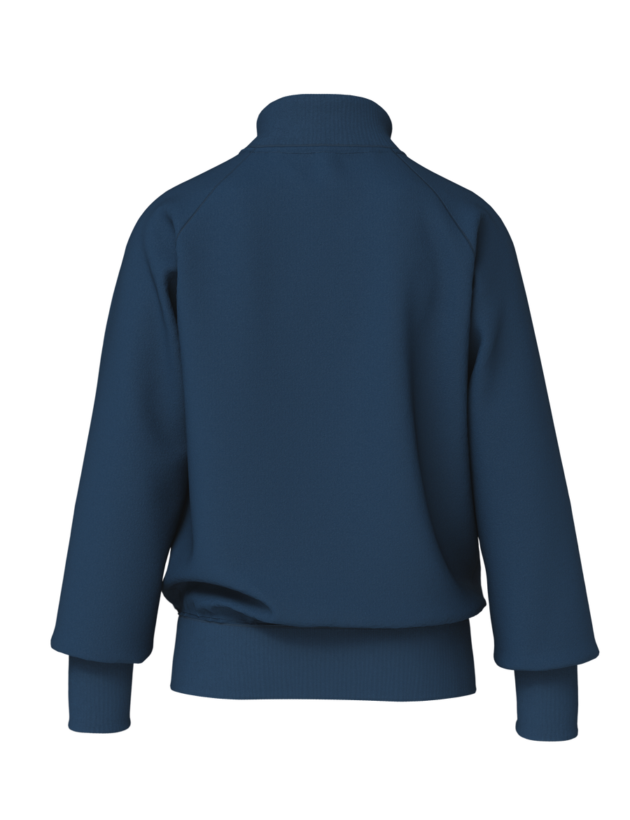 ELIOT Sweat Jacket – Zip-Up, No-Hood, Oeko-Tex Cotton by Breden at brixbailey.com