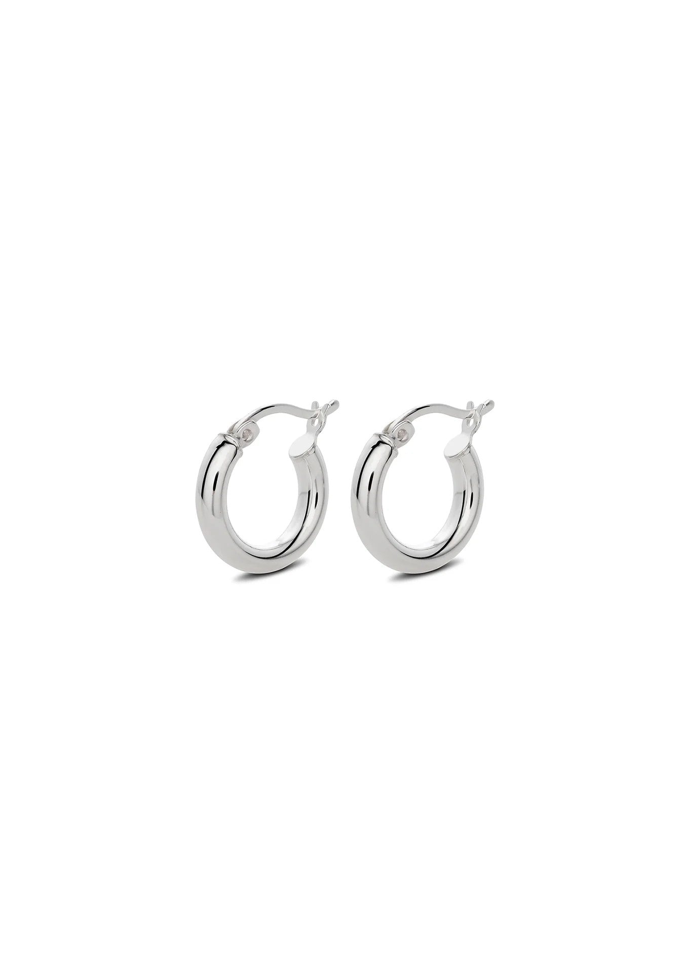 Ella Hoops - Timeless 925 Sterling Silver Earrings | Handmade, Sustainable, with 2-Year Warranty by NO MORE at www.brixbailey.com