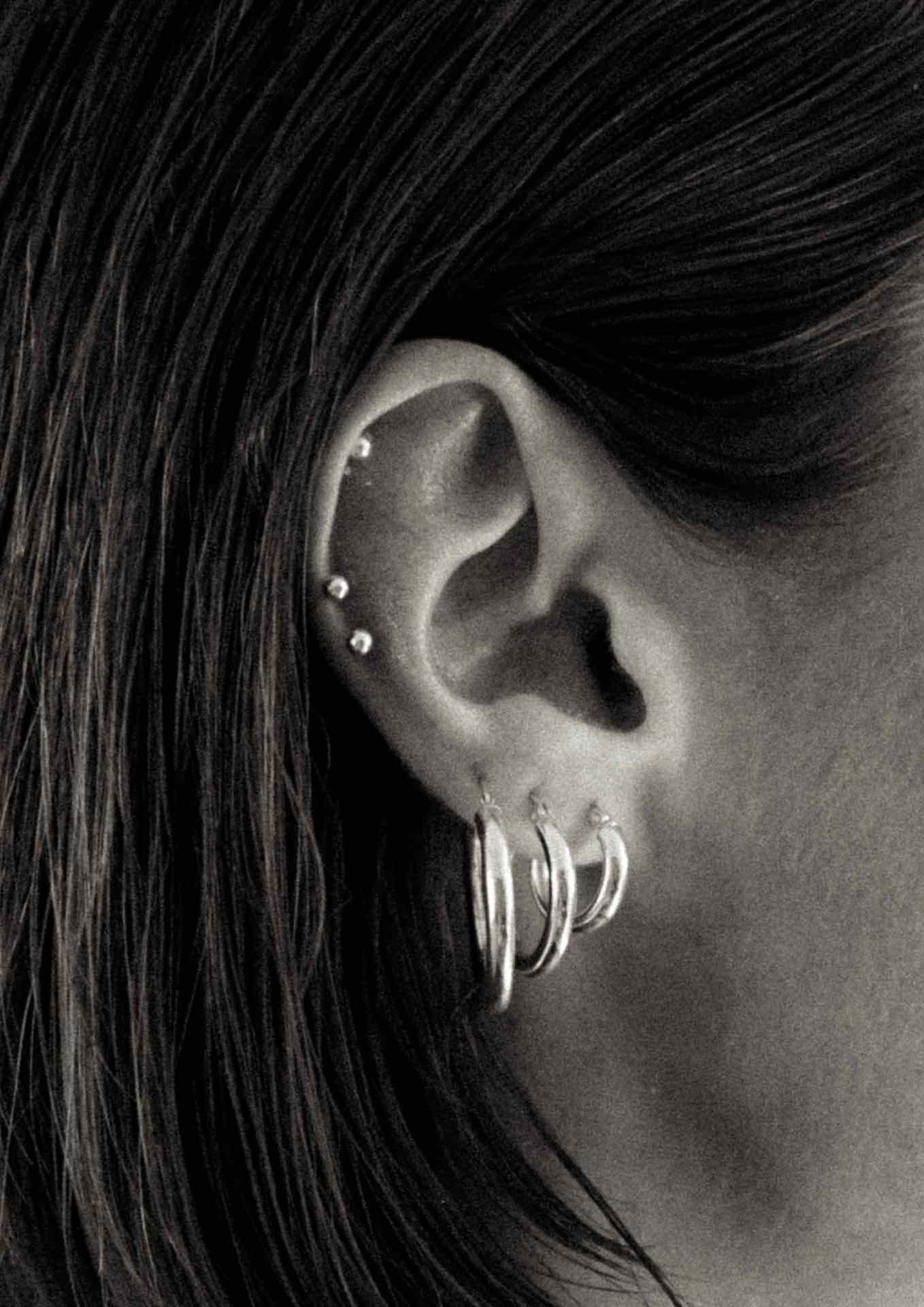 Ella Hoops - Timeless 925 Sterling Silver Earrings | Sustainable & Handmade by NO MORE at www.brixbailey.com