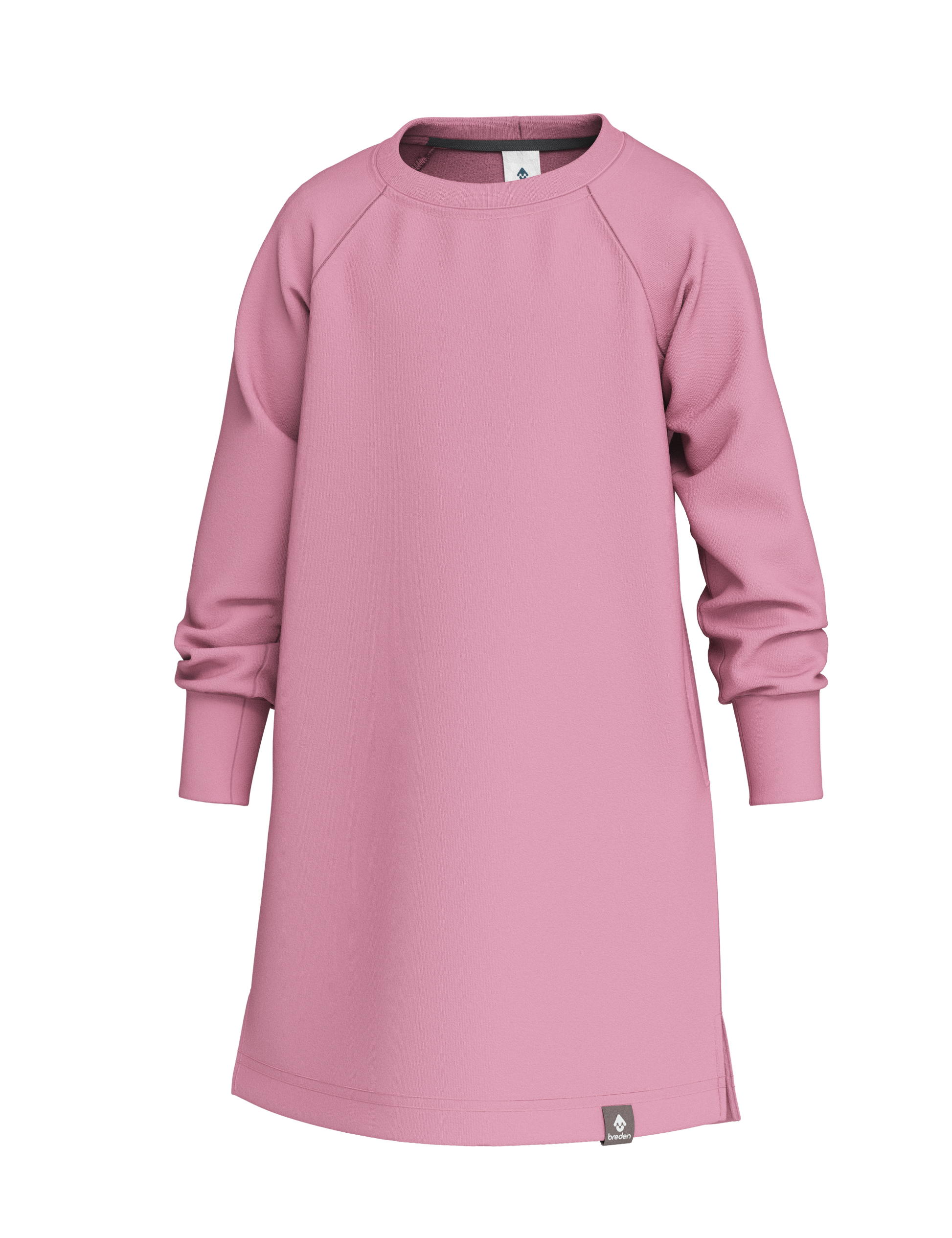 Minimalist ELYS Sweater Dress for Girls – Lightweight & Pocketed by Breden at brixbailey.com