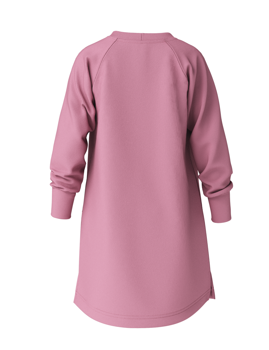 Minimalist ELYS Sweater Dress for Girls – Breathable & Pocketed by Breden at brixbailey.com