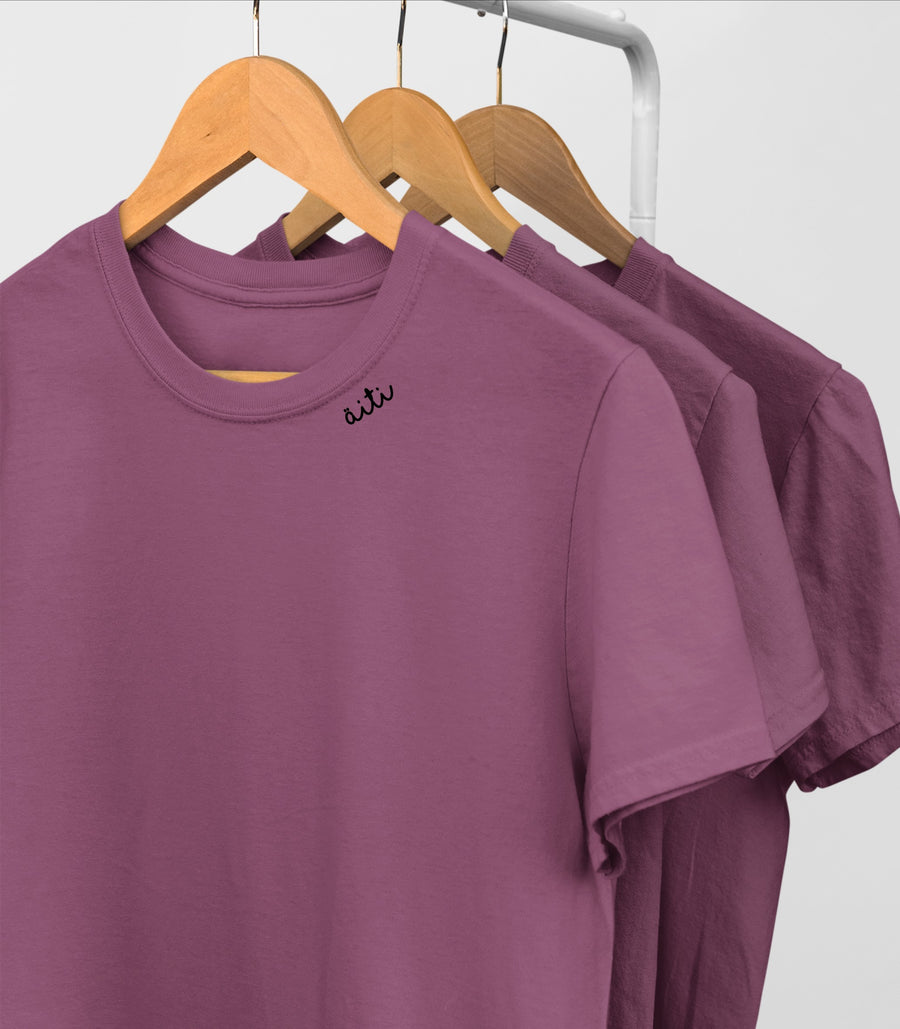 Exclusive High-Quality T-Shirts with Elegant Embroidery - Unisex, Organic Cotton by Beebila at www.brixbailey.com