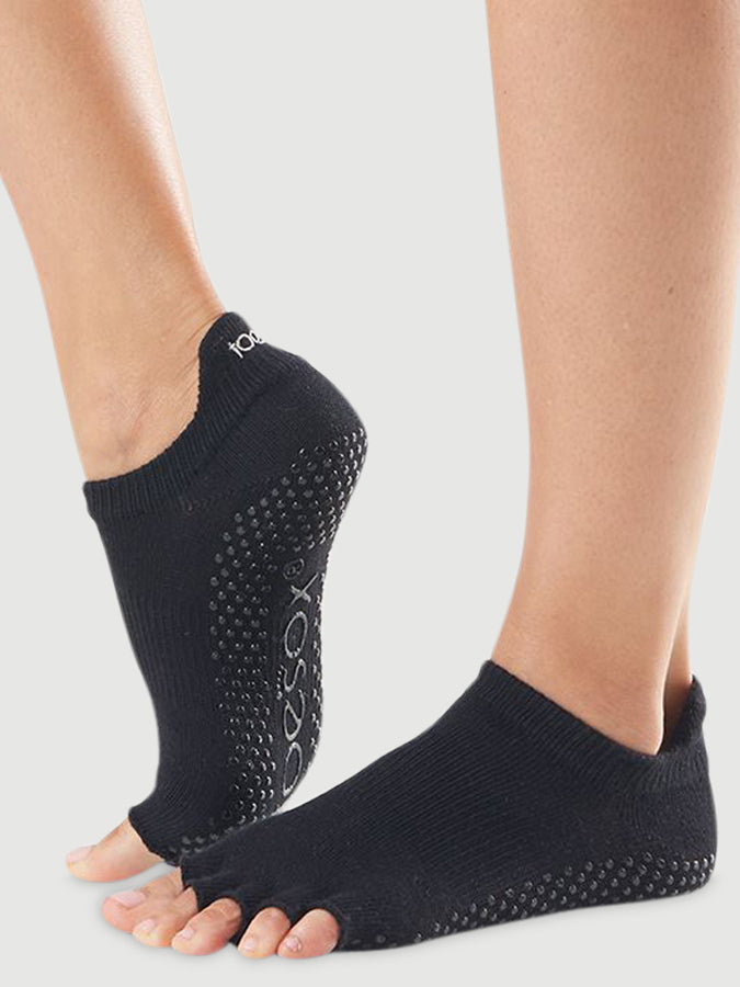Low Rise Half Toe Yoga Grip Socks for Women