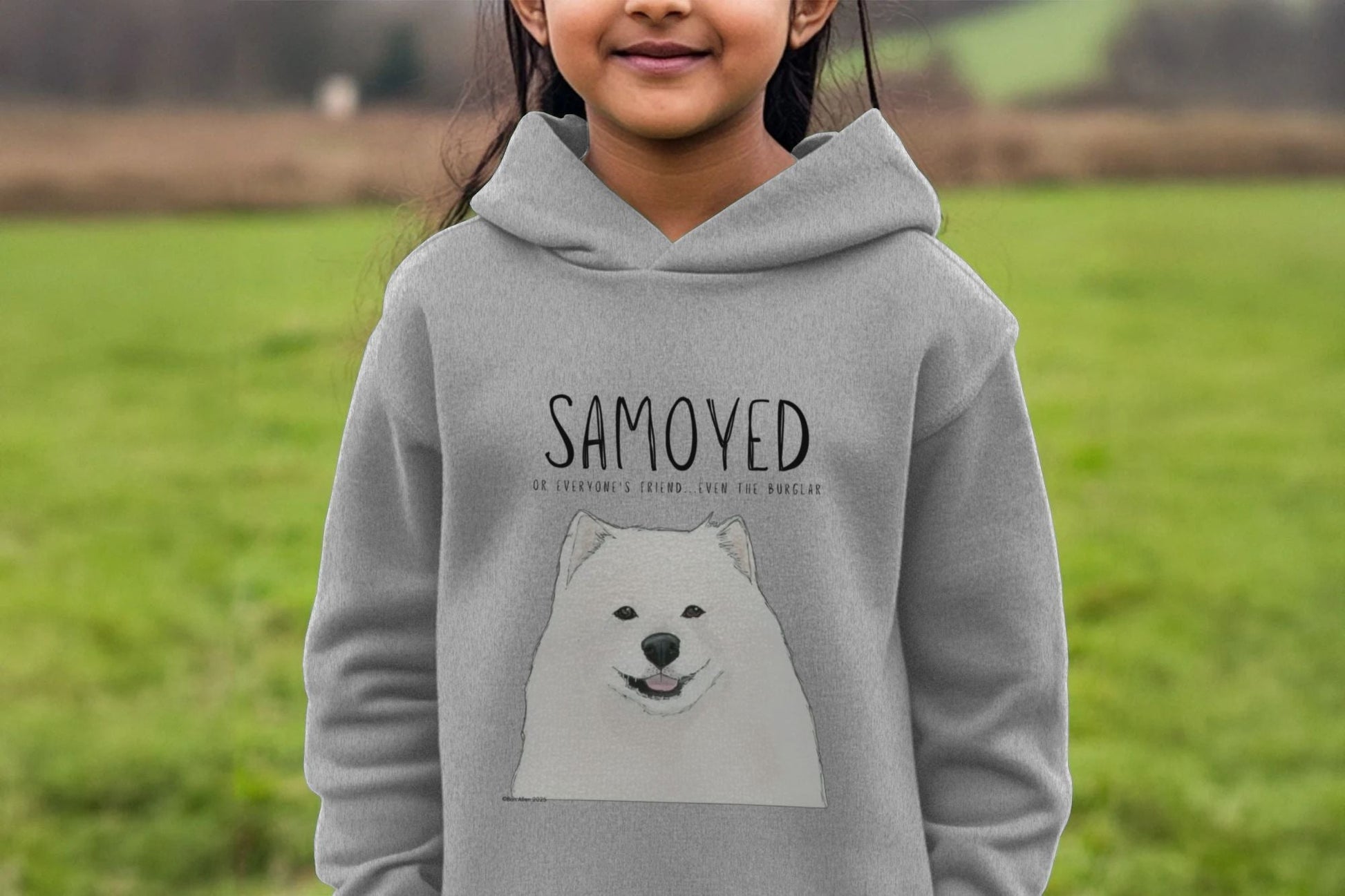 The Samoyed Kid’s Hoodie: Snuggly, Fun & Ready for Mischief!